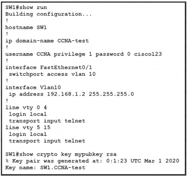 200-301 dumps exhibit
