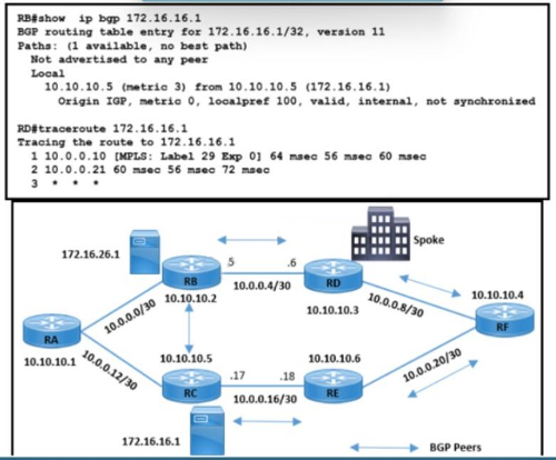 300-410 dumps exhibit