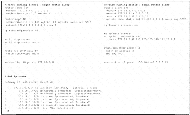 300-410 dumps exhibit