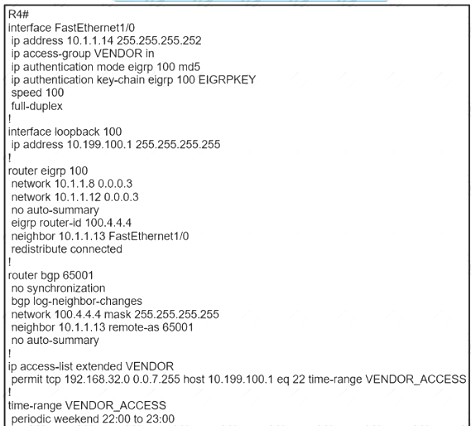 300-410 dumps exhibit