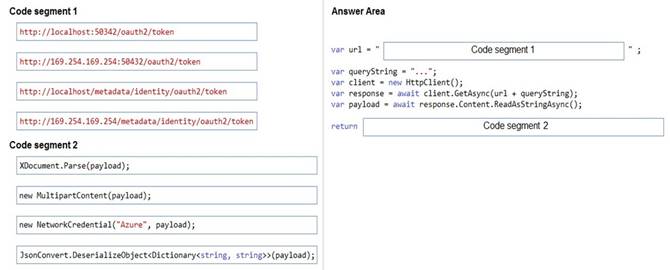 AZ-204 dumps exhibit