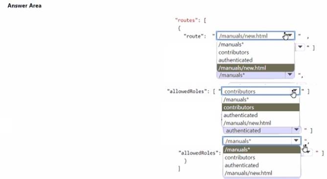 AZ-204 dumps exhibit