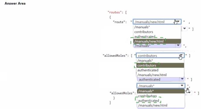 AZ-204 dumps exhibit