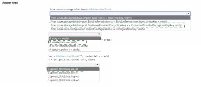 AZ-204 dumps exhibit