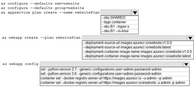 AZ-204 dumps exhibit