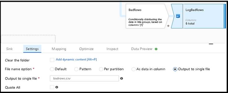 DP-203 dumps exhibit