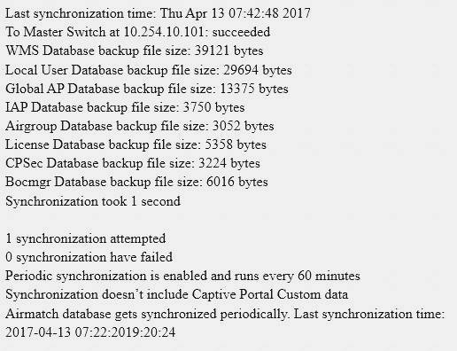 HPE6-A44 dumps exhibit