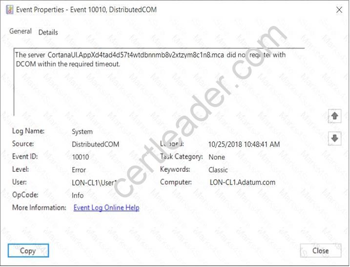 MD-100 dumps exhibit