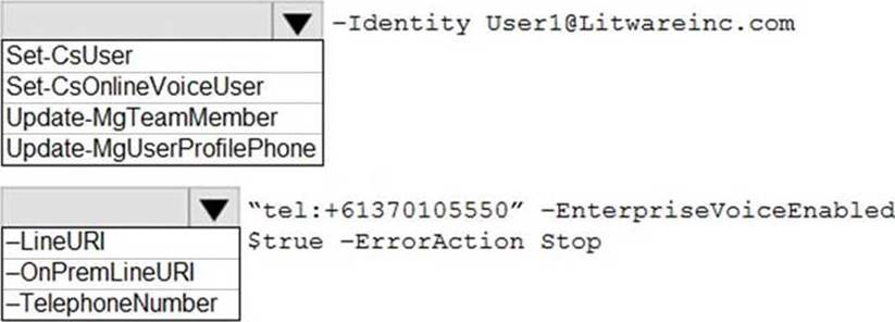 MS-721 dumps exhibit